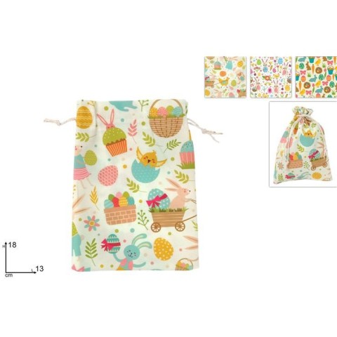 SACCHETTO 13x18 DECORO PASQUALE ASS.